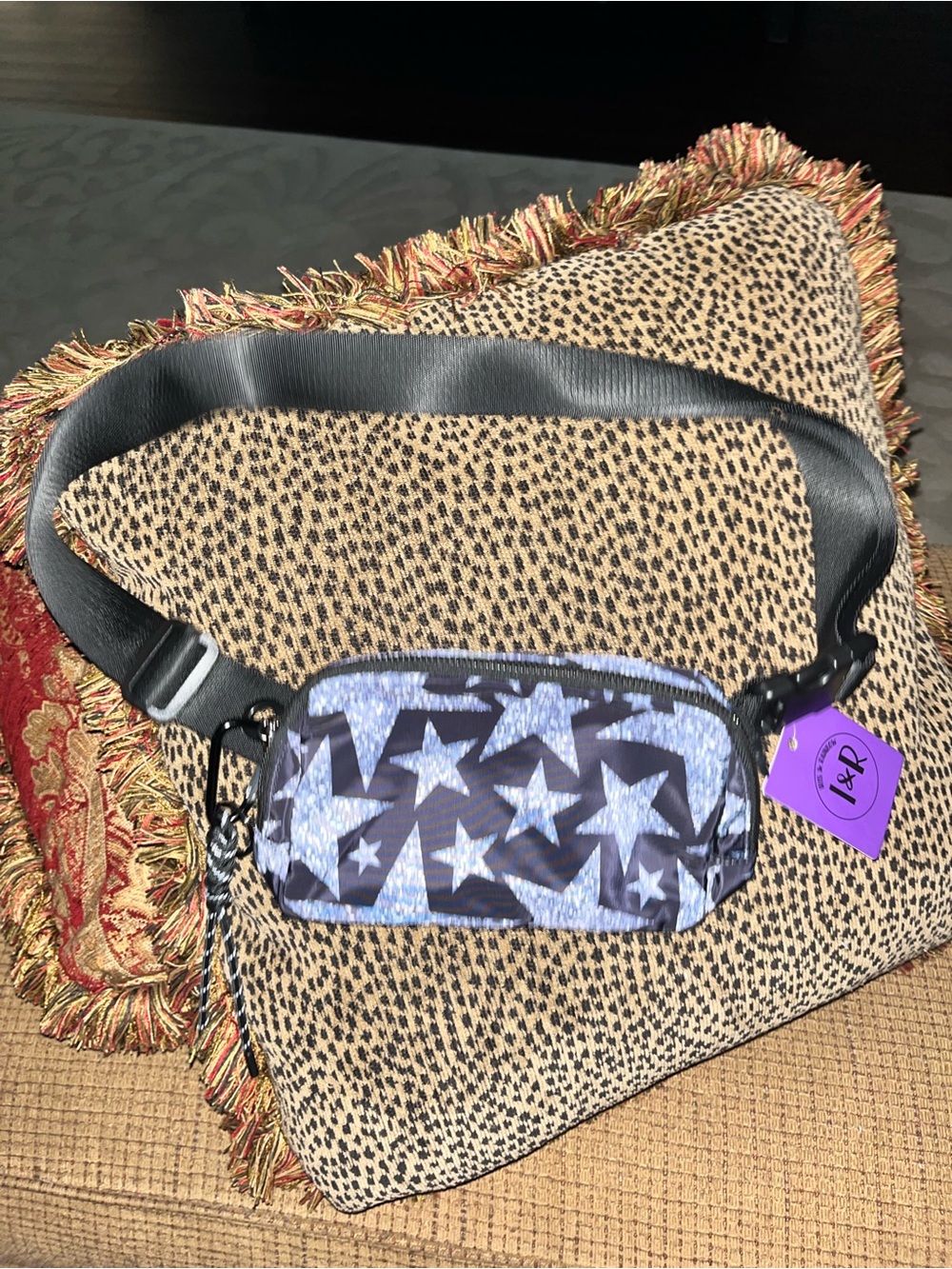 Iris & Rainbow 57” Stars Crossbody Bag